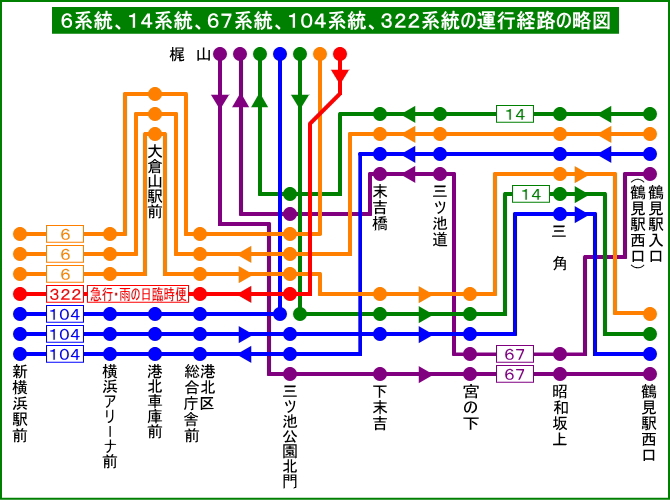 横浜 市営 バス 路線 図 時刻 表